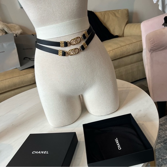 NWOT Chanel leather wrap belt / necklace - Picture 7 of 9